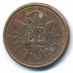 Barbados, 1 cent, 1992