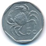 Malta, 5 cents, 1991
