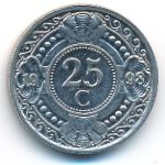 Антильские острова, 25 центов (1998 г.)