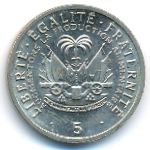 Haiti, 5 centimes, 1975