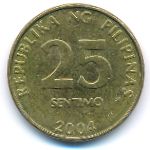 Филиппины, 25 сентимо (2004 г.)