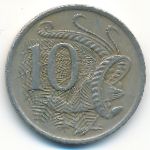 Australia, 10 cents, 1975