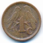 South Africa, 1 cent, 1994