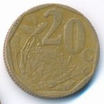 ЮАР, 20 центов (1998 г.)