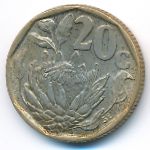 ЮАР, 20 центов (1992 г.)