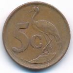ЮАР, 5 центов (1997 г.)