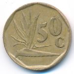 South Africa, 50 cents, 1993
