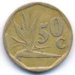 South Africa, 50 cents, 1992