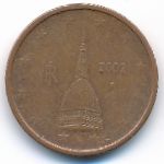Italy, 2 euro cent, 2002