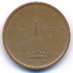 Italy, 2 euro cent, 2002