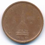 Italy, 2 euro cent, 2002