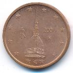 Italy, 2 euro cent, 2006