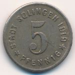 Золинген., 5 пфеннигов (1919 г.)