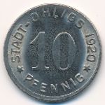 Охлигс., 10 пфеннигов (1920 г.)