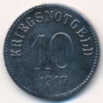 Фюрт., 10 пфеннигов (1917 г.)