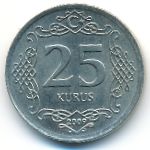Турция, 25 куруш (2009 г.)