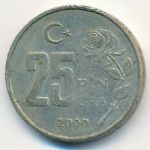 Турция, 25000 лир (2000 г.)
