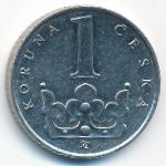 Czech, 1 koruna, 1994