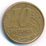 Brazil, 10 centavos, 2009