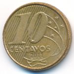 Brazil, 10 centavos, 2011