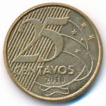 Бразилия, 25 сентаво (2010 г.)