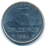 Brazil, 5 cruzeiros, 1984