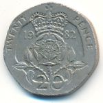 Великобритания, 20 пенсов (1982 г.)