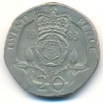 Великобритания, 20 пенсов (1983 г.)