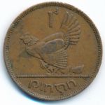Ireland, 1 penny, 1943