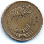 Ireland, 1 penny, 1986
