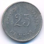 Finland, 25 pennia, 1928