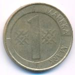 Finland, 1 markka, 1993&ndash;1998