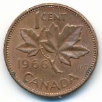 Канада, 1 цент (1966 г.)