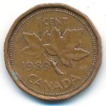 Канада, 1 цент (1989 г.)