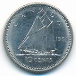 Канада, 10 центов (1984 г.)