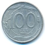 Italy, 100 lire, 1994