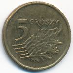 Польша, 5 грошей (2008 г.)