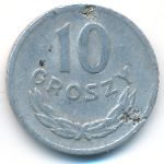 Польша, 10 грошей (1965–1981 г.)