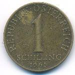Австрия, 1 шиллинг (1961 г.)