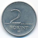 Венгрия, 2 форинта (1999 г.)