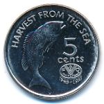 Фиджи, 5 центов (1995 г.)