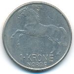 Норвегия, 1 крона (1971 г.)
