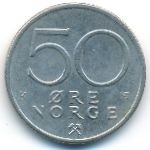 Норвегия, 50 эре (1983 г.)