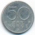 Норвегия, 50 эре (1988 г.)