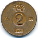 Швеция, 2 эре (1957 г.)