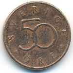 Швеция, 50 эре (1992&ndash;2009 г.)