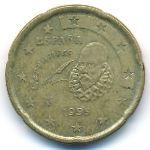 Испания, 20 евроцентов (1999 г.)