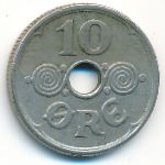 Denmark, 10 ore, 1946