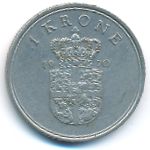 Дания, 1 крона (1970 г.)