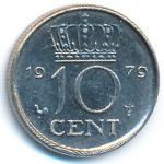 Нидерланды, 10 центов (1979 г.)